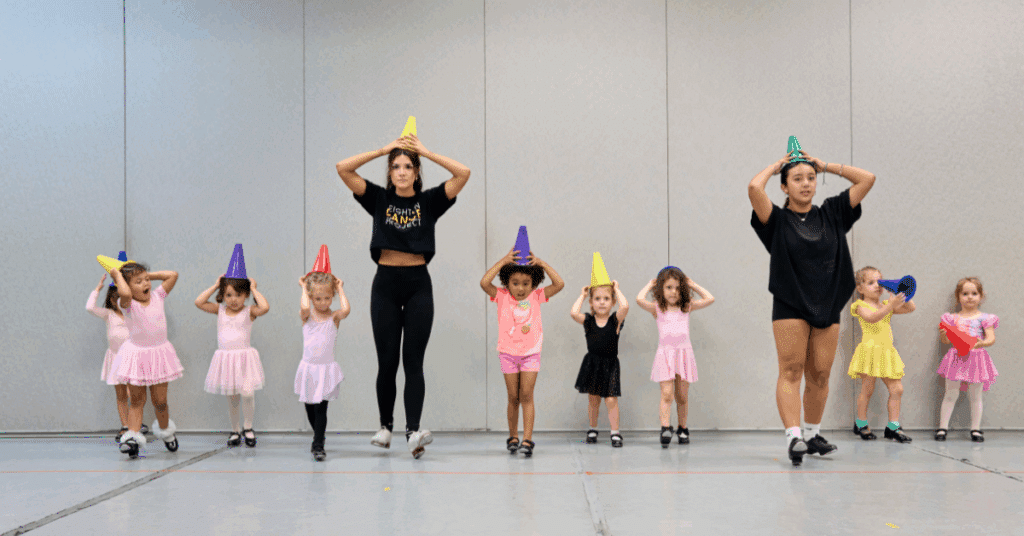 Kids with instructors