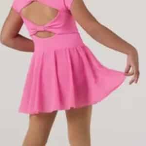 Pink Bow Back Ballet Dress