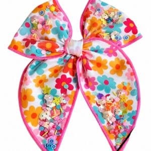 Pink Petals Hair Bow