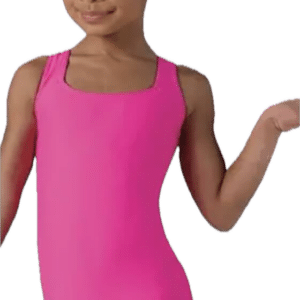 Pink Cutout Back Biketard